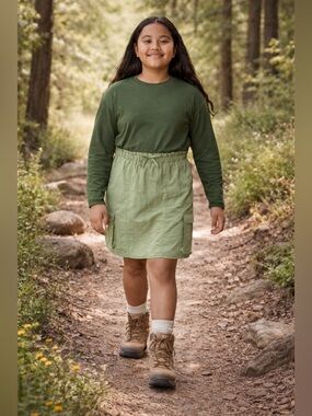 Magellan Outdoors Girls’ Adventure Long Sleeve Cargo Dress